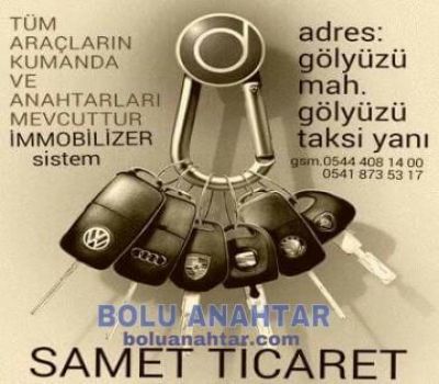 samet ticaret bolu anahtar